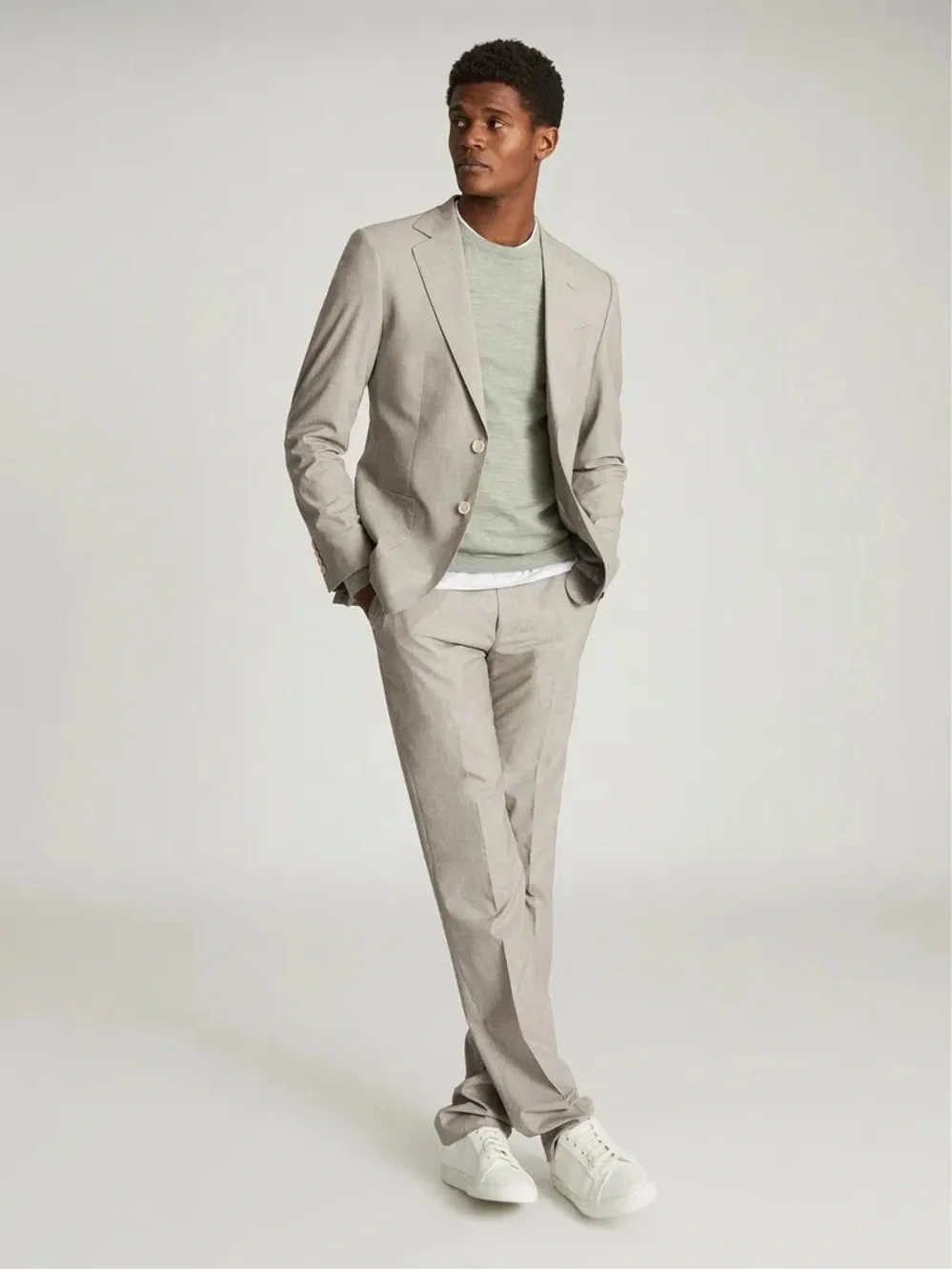 Reiss Boyce Slim Fit Suit Size 36R (30x32)